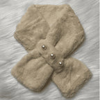 PearlFrost™ Premium vintertørklæde i kunstpels