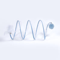 Pompon bleu de 33 cm de long / 20 cm de diamètre