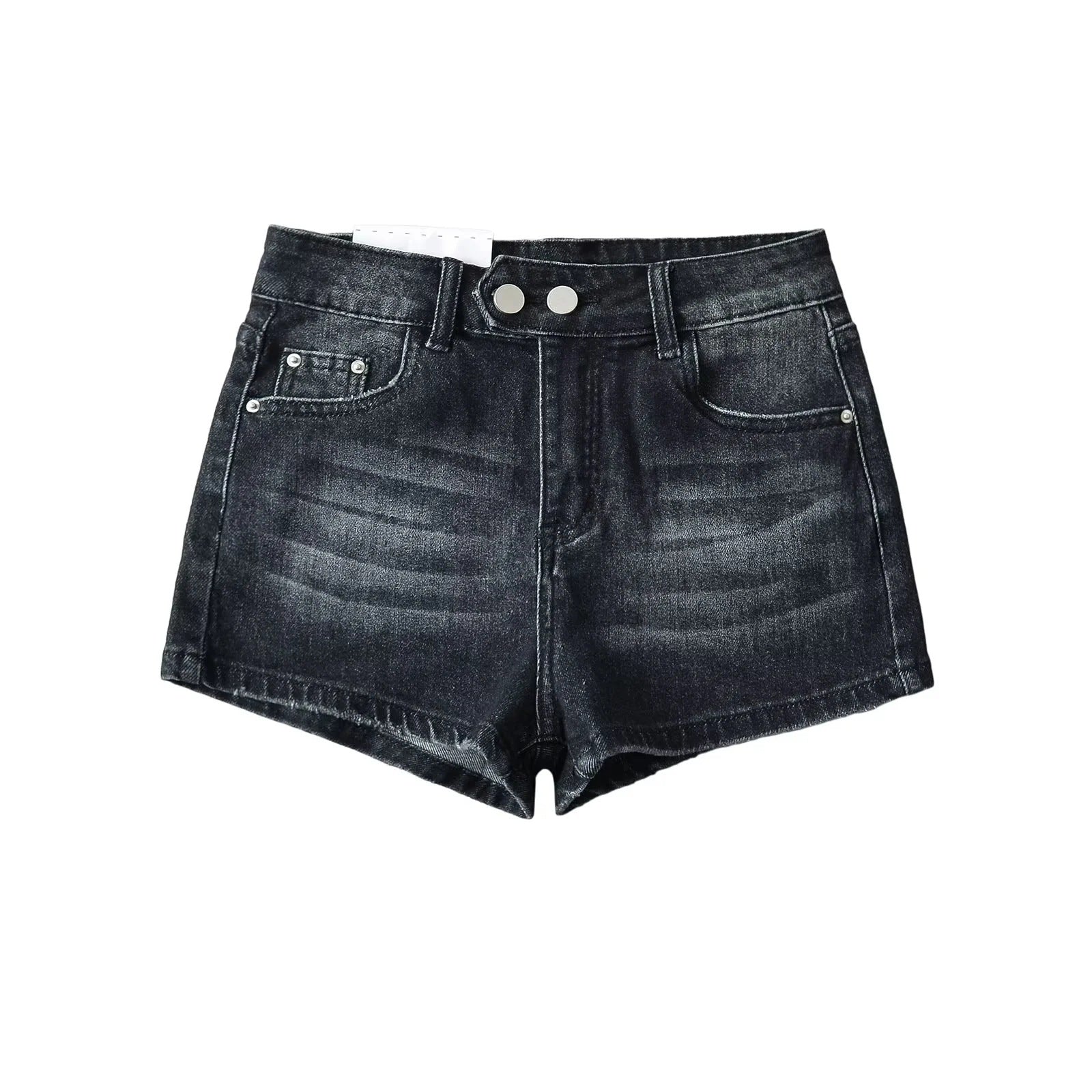 Linda™ højtaljede denimshorts