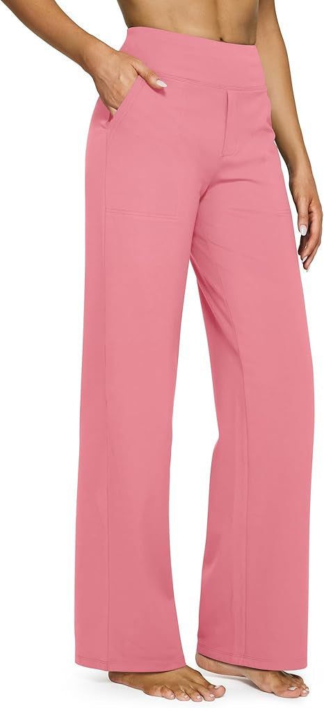 Laaxiv™ “LuxeFlow” High-Waist Knit Trousers