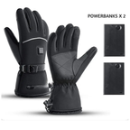 ThermaHeat™ Electric Heated Winter Gloves with 2 Free PowerBanks