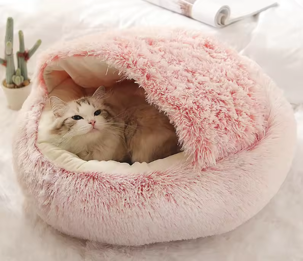 CloudPaw™ Winter Pet Bed (Plushy) + FREE Gift 🎁