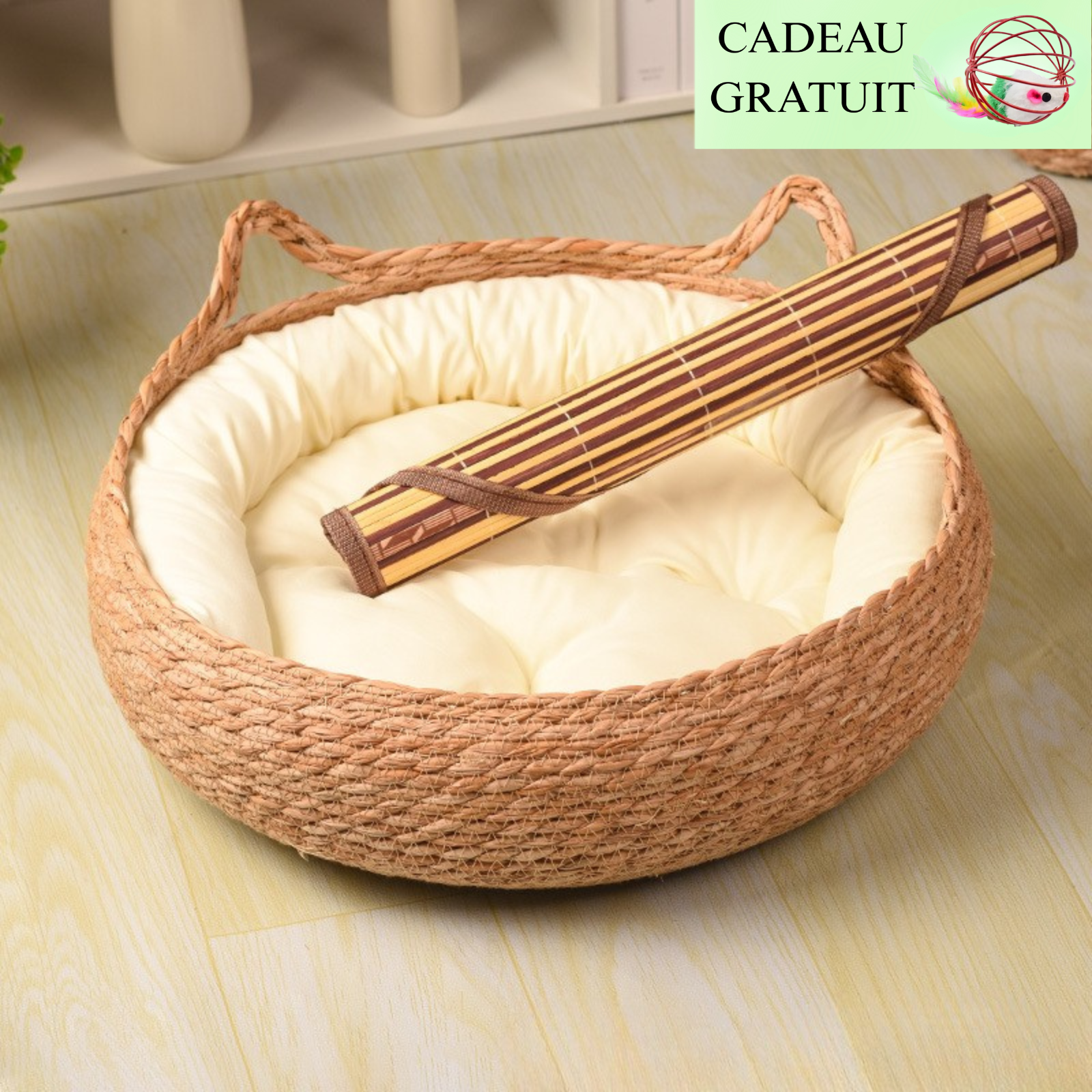 Lit tressé à la main Tito™