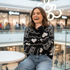 HeartEase™ Strikket Kærlighedssweater