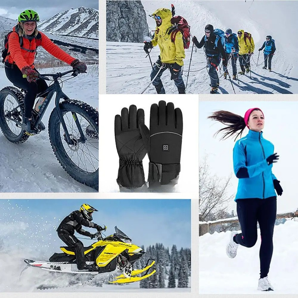 ThermaHeat™ Electric Heated Winter Gloves with 2 Free PowerBanks
