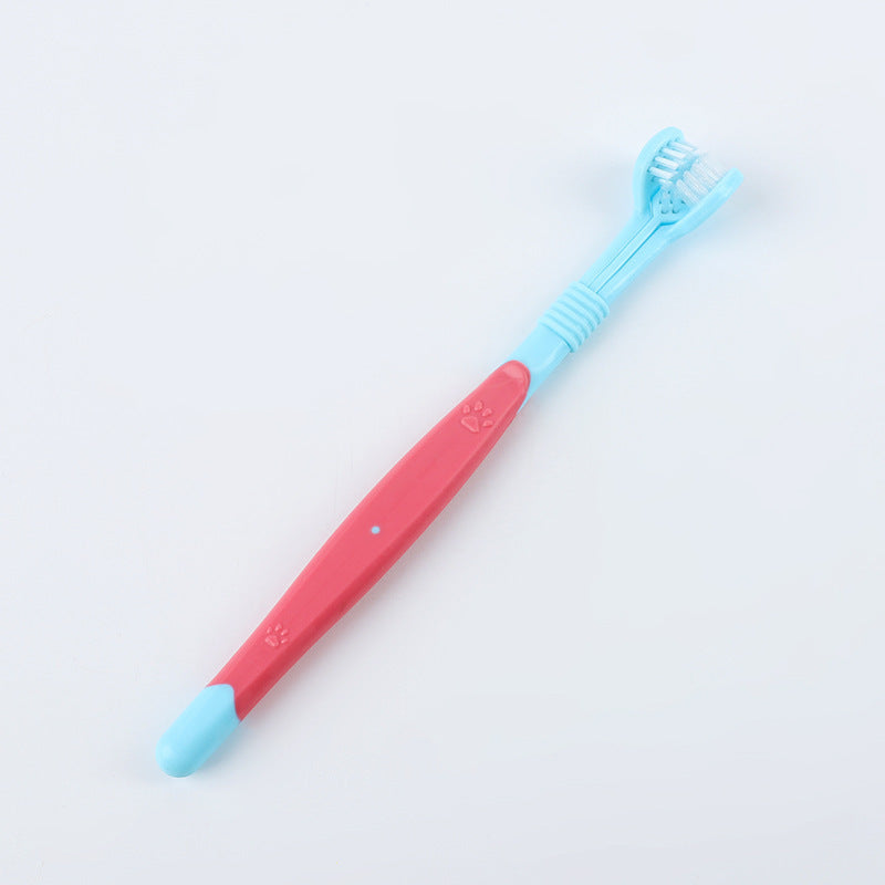 Laaxiv™ “PawBrush” 3-Sided Pet Toothbrush