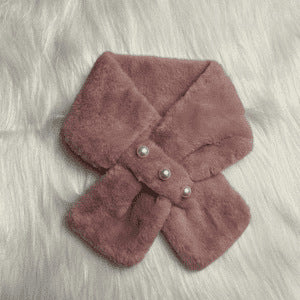 PearlFrost™ Premium vintertørklæde i kunstpels