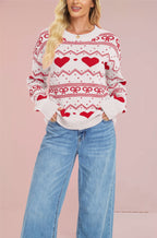 HeartEase™ Strikket Kærlighedssweater