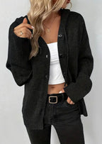Ella™ Strikcardigan med knapper