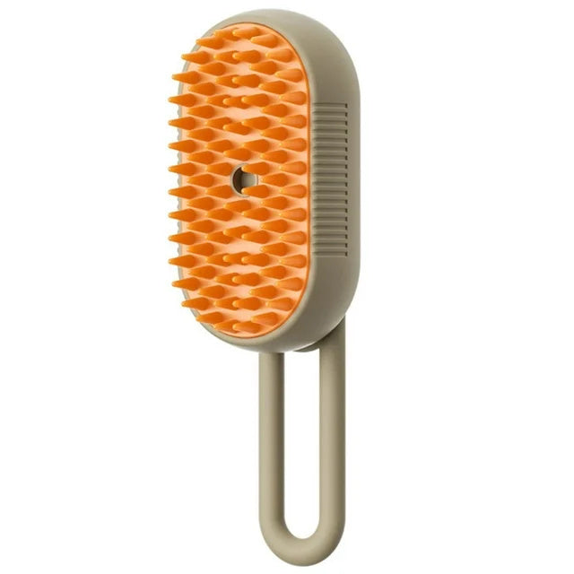 Laaxiv™ “FurEase Pro” 3-in-1 Electric Steam Pet Brush