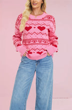 HeartEase™ Strikket Kærlighedssweater