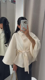 Vienna™ flagermuse-trenchcoat